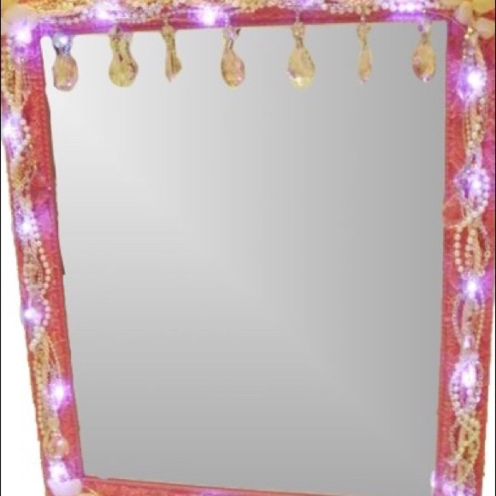 light mirrors All hand lace pearls,crystals