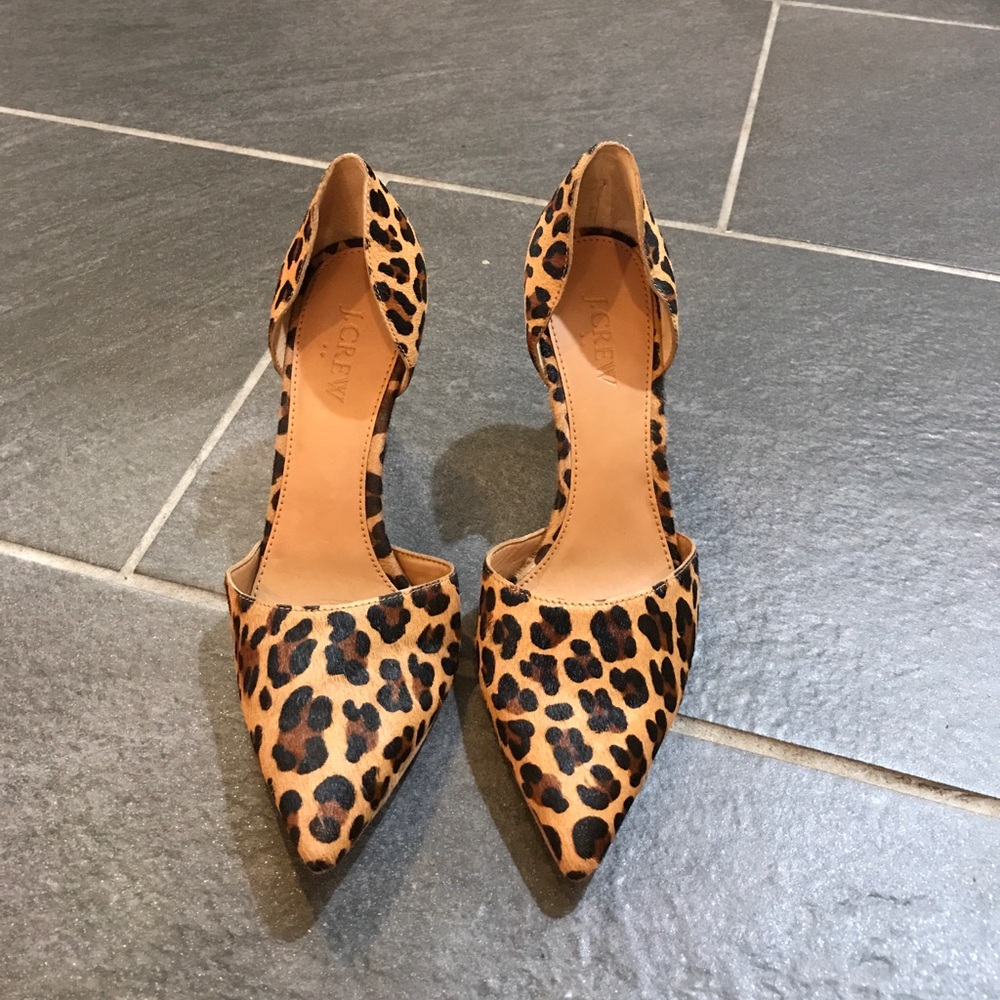 J Crew Calfhair Pumps