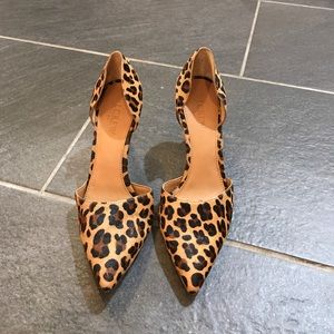 J Crew Calfhair Pumps