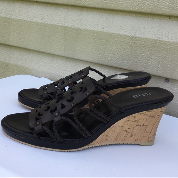 Wedge Heel Sling Backs - Picture 2 of 6