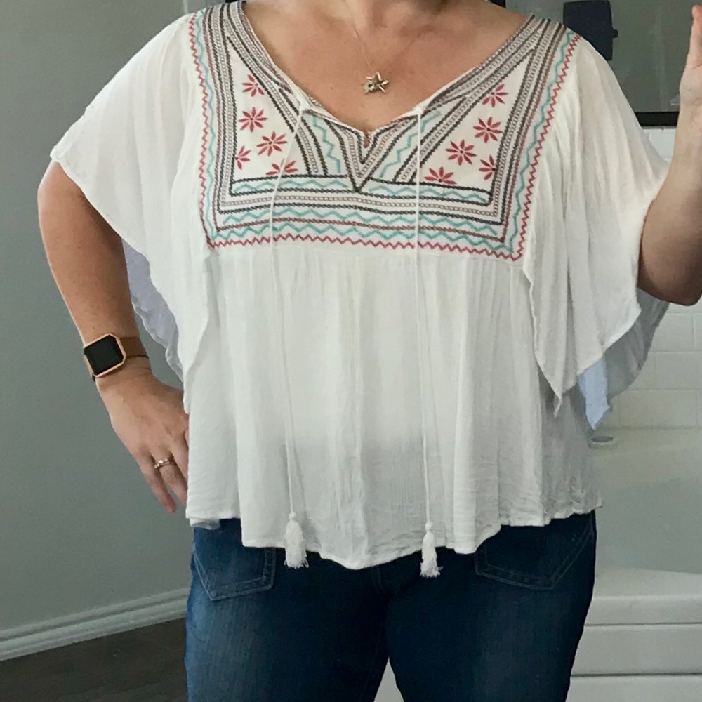 Embroidered blouse