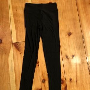 LulaRoe OS Solid Black Leggings NEVER WORN