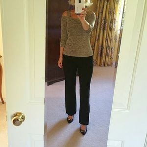 EUC INC Black Pull On Boot Cut Pants