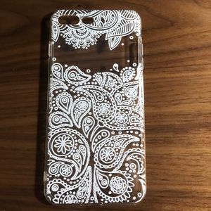 Glossy white iPhone 7s case