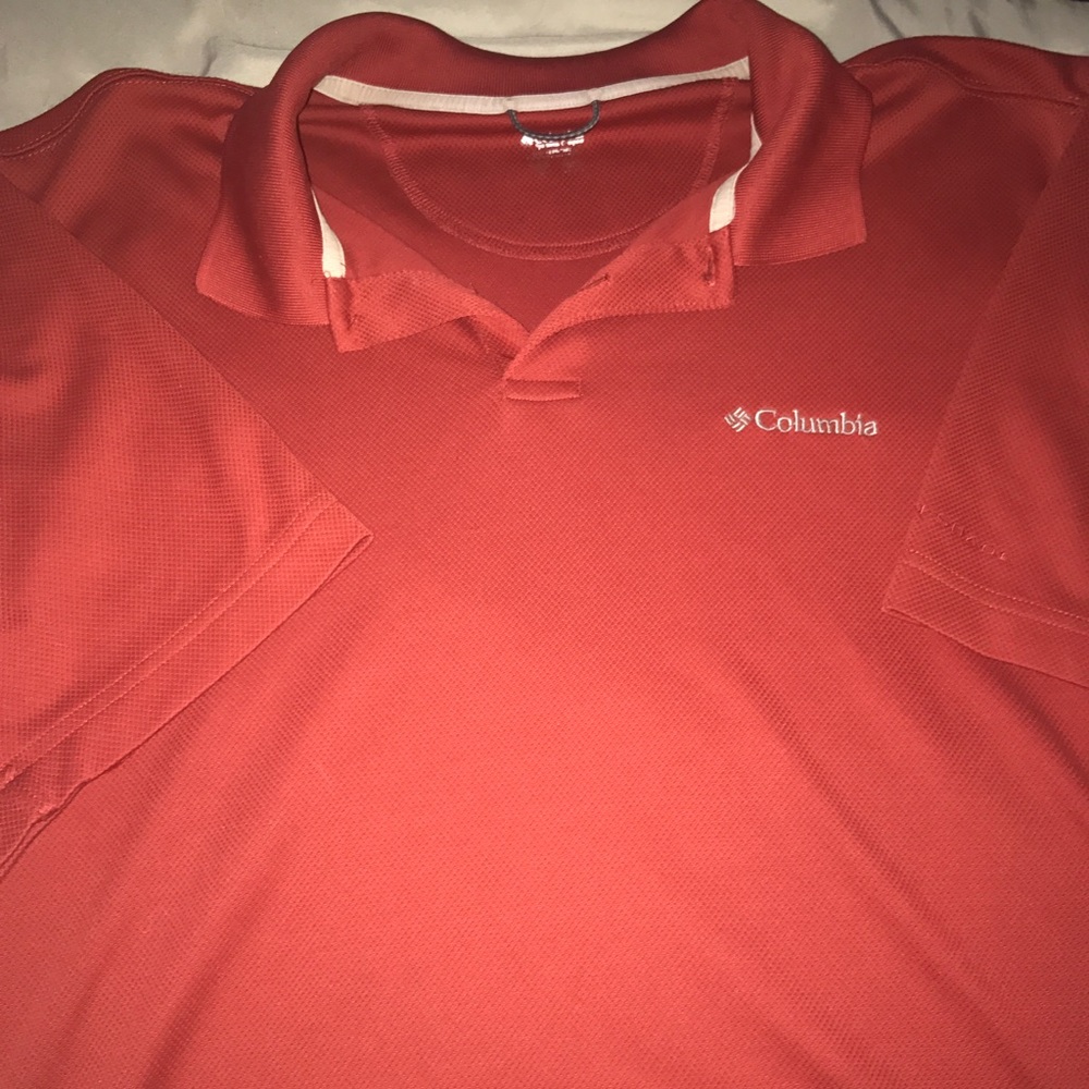 Columbia PFG Omni Shade polo shirt men's Large