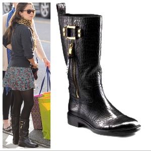 tory burch motorcycle boots