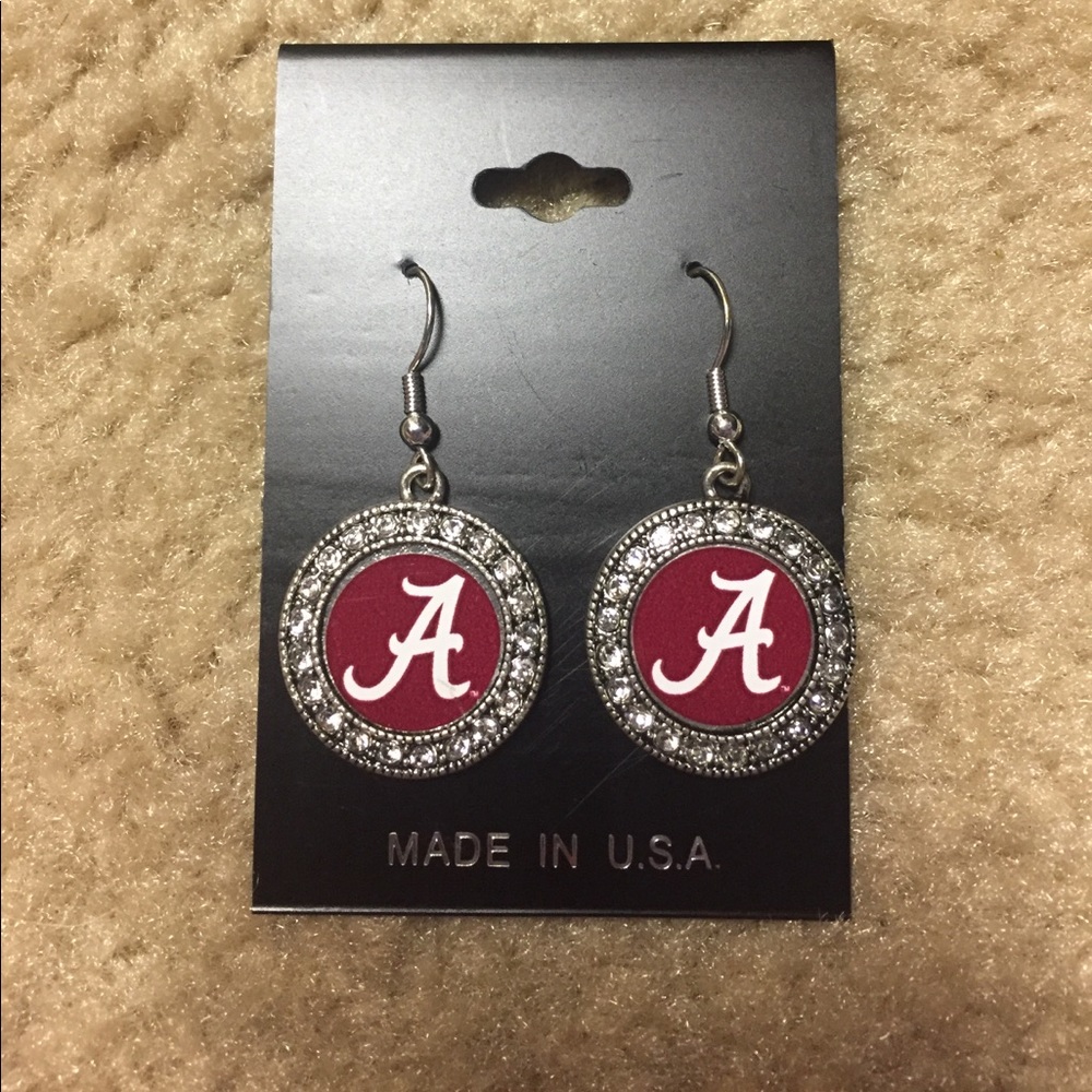 NEW WITH TAGS women’s Alabama football earrings!