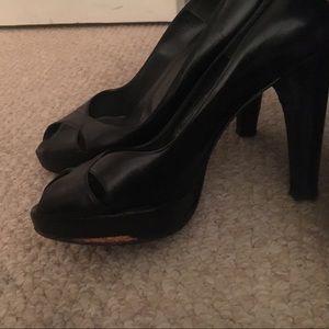 Stuart Weitzman peep toe pumps