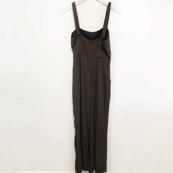 ✨sold✨ reformation • leo brown button jumpsuit - Picture 8 of 8
