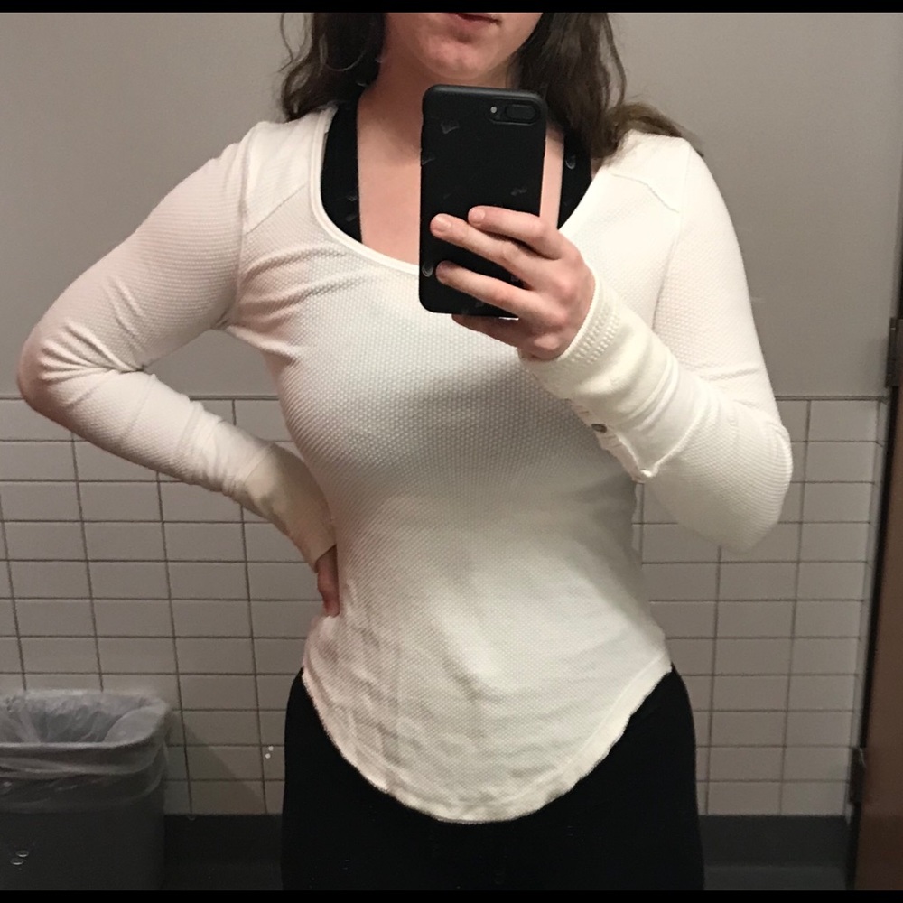 White Free People Layering Thermal