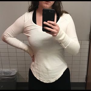 White Free People Layering Thermal