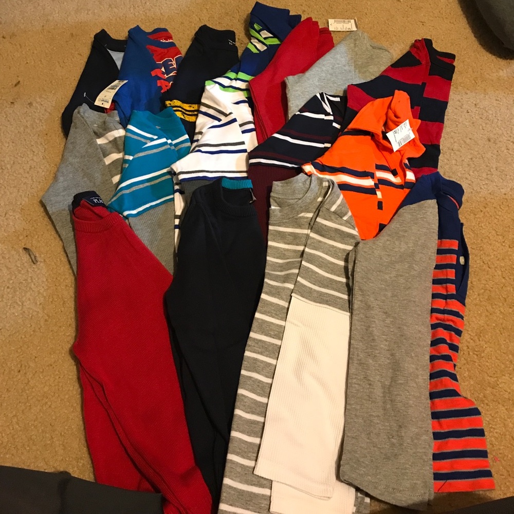 Bundle of 17 boys long sleeve