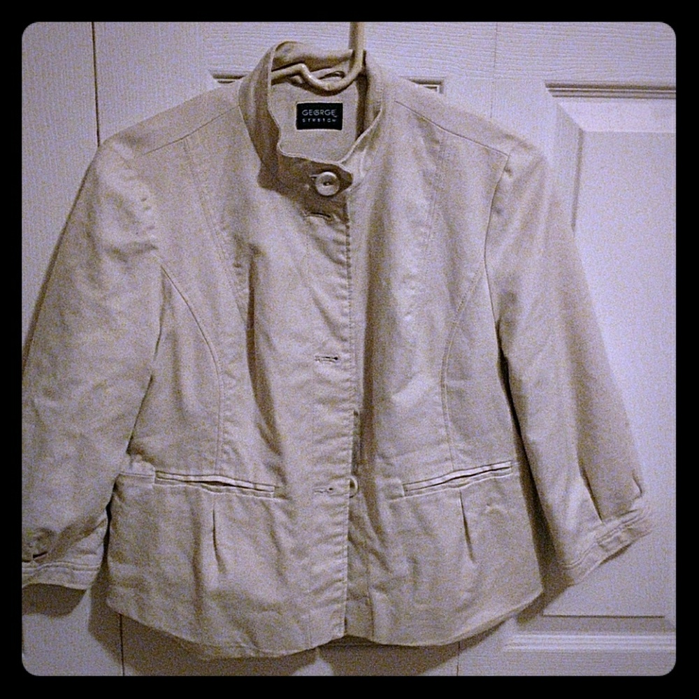 Tan business like jacket