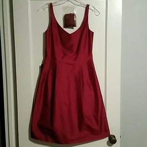 Ann Taylor maroon bridesmaid dress