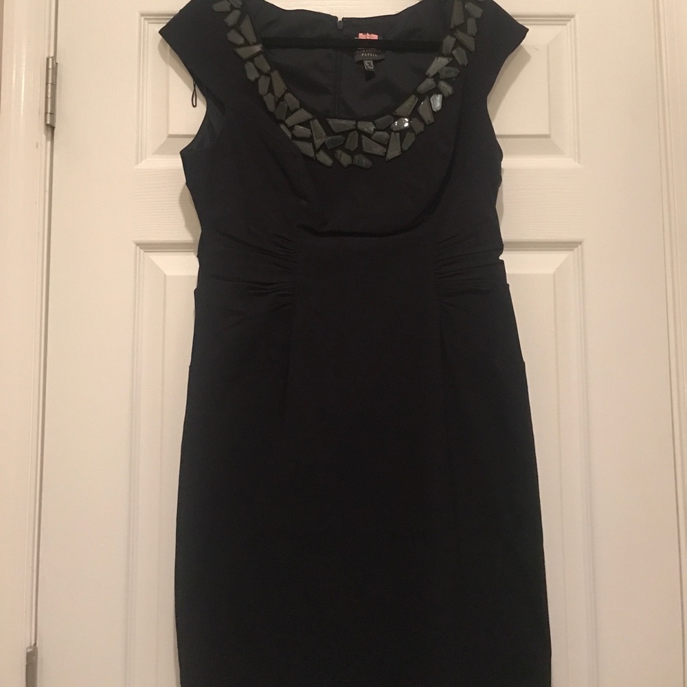 Navy blue cocktail dress