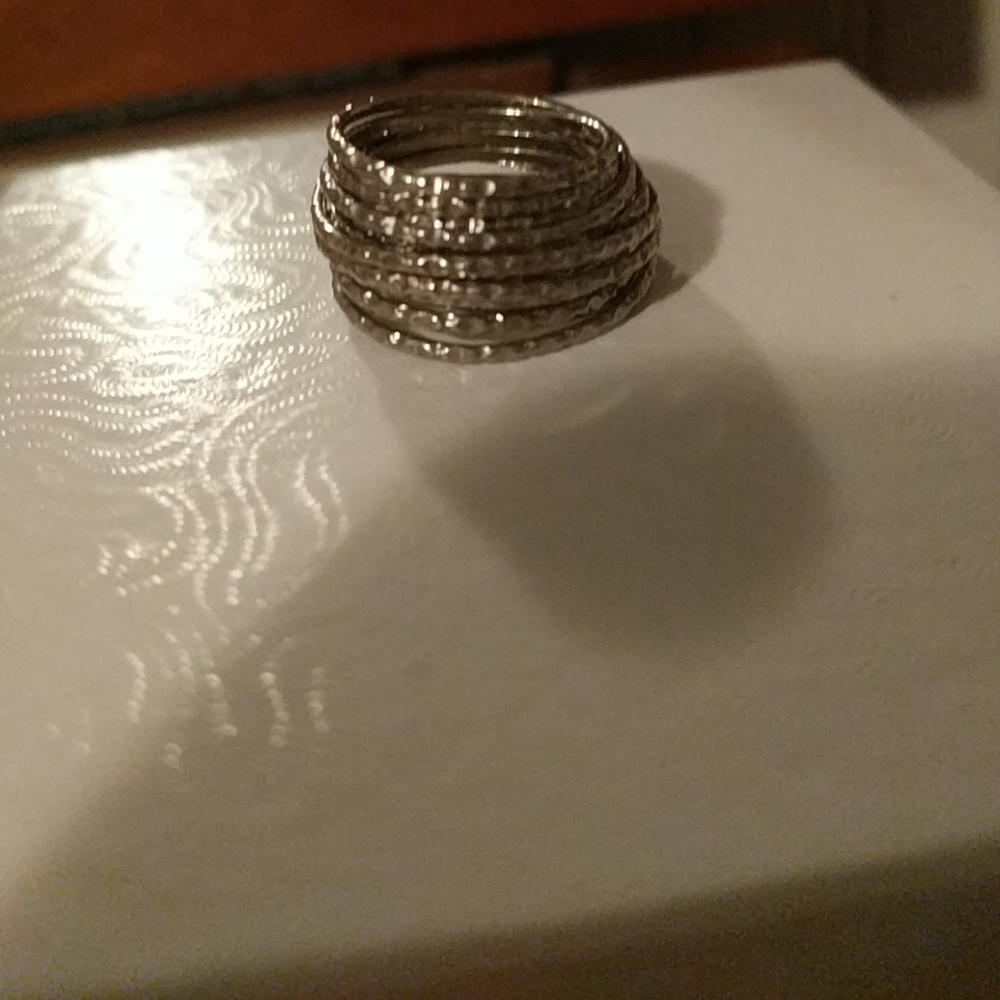 ❤️Silver stacked ring