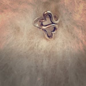 James Avery sterling silver heart ring