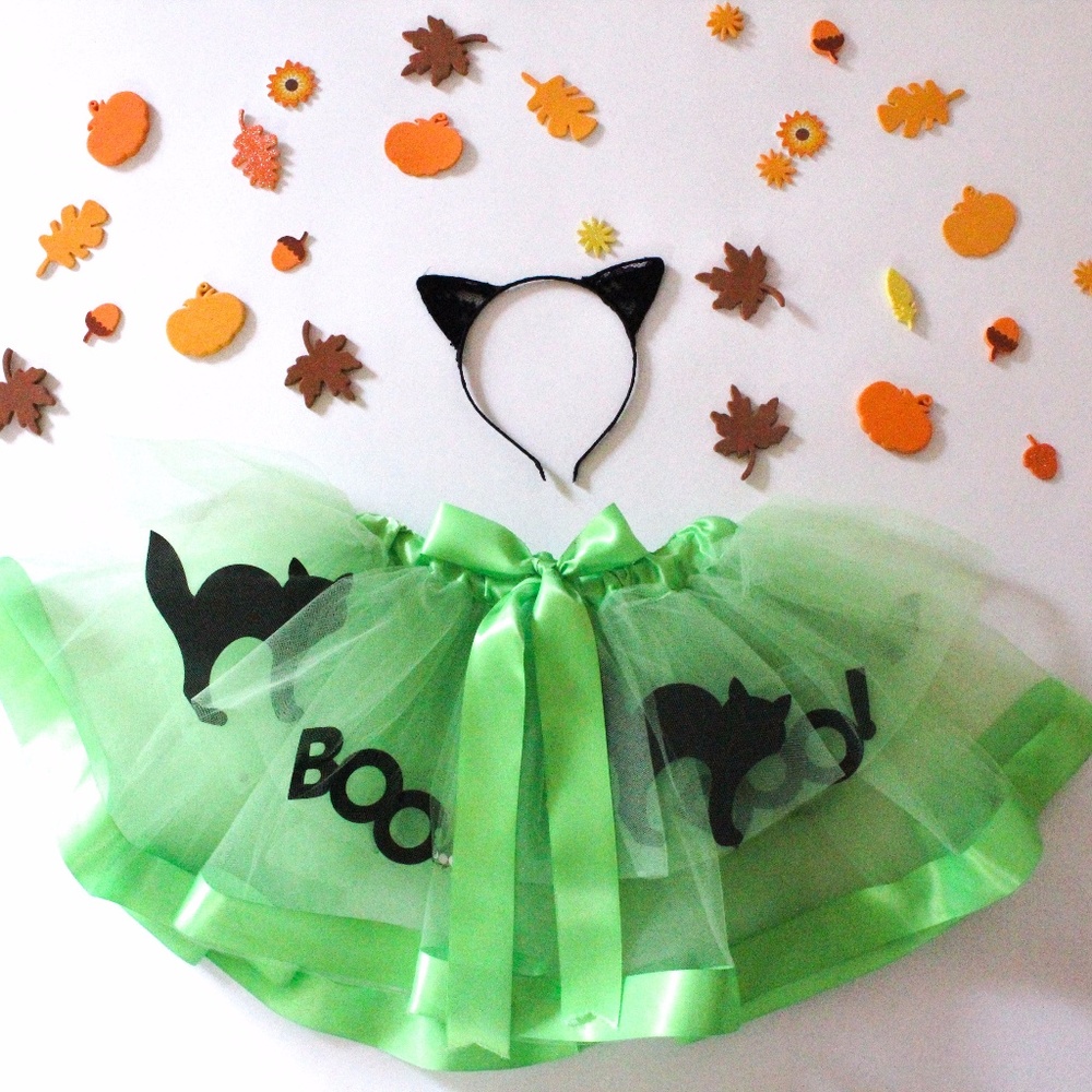 Princess Couture - Lime Cat Tutu (Halloween)