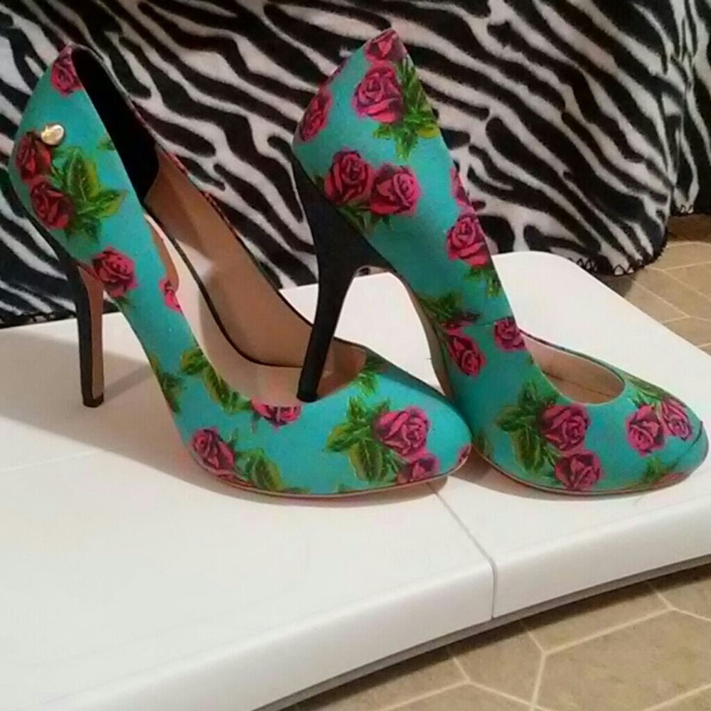 Nicole floral stiletto high heel size 10