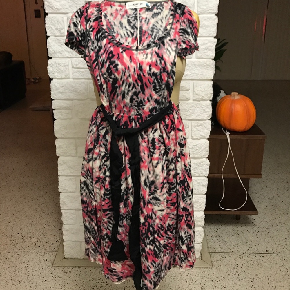 Sparrow scoop neck sweater/knit dress