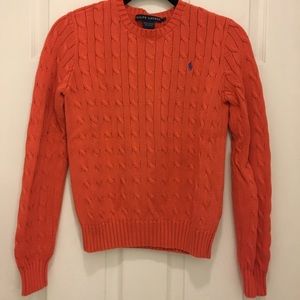 Cable-Knit Crewneck Sweater