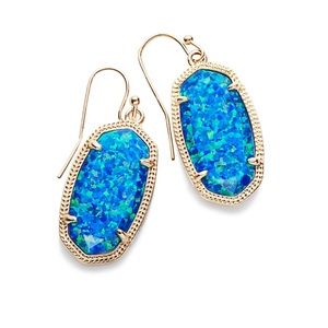 Dani Drop Earring - Royal Blue Kyocera (Opal)