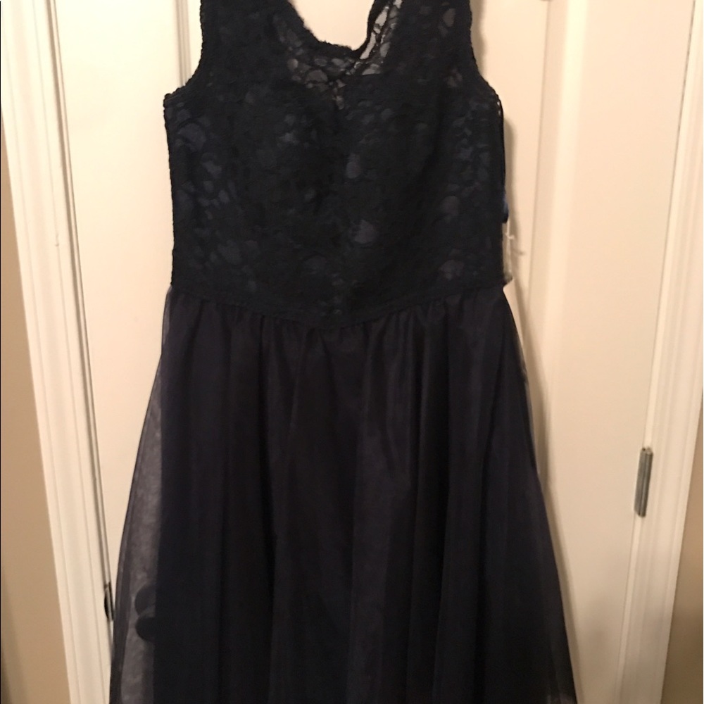 Navy bridesmaid dress worn once
