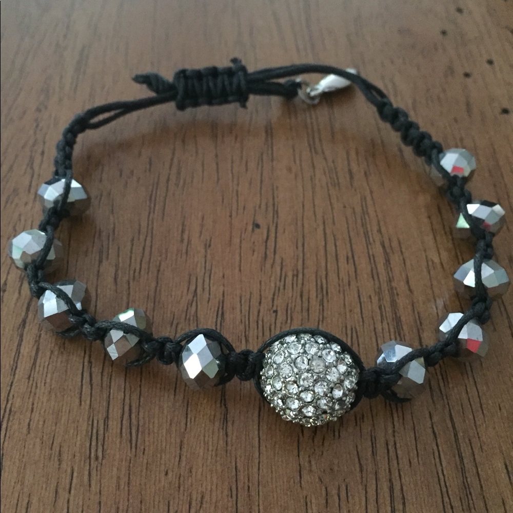 Silver Beaded Bracelet