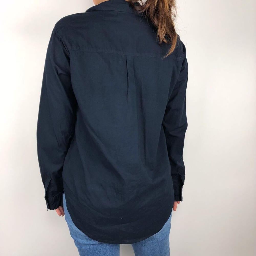 Velvet Women's Navy Button Down Shirt - Picture 5 of 5