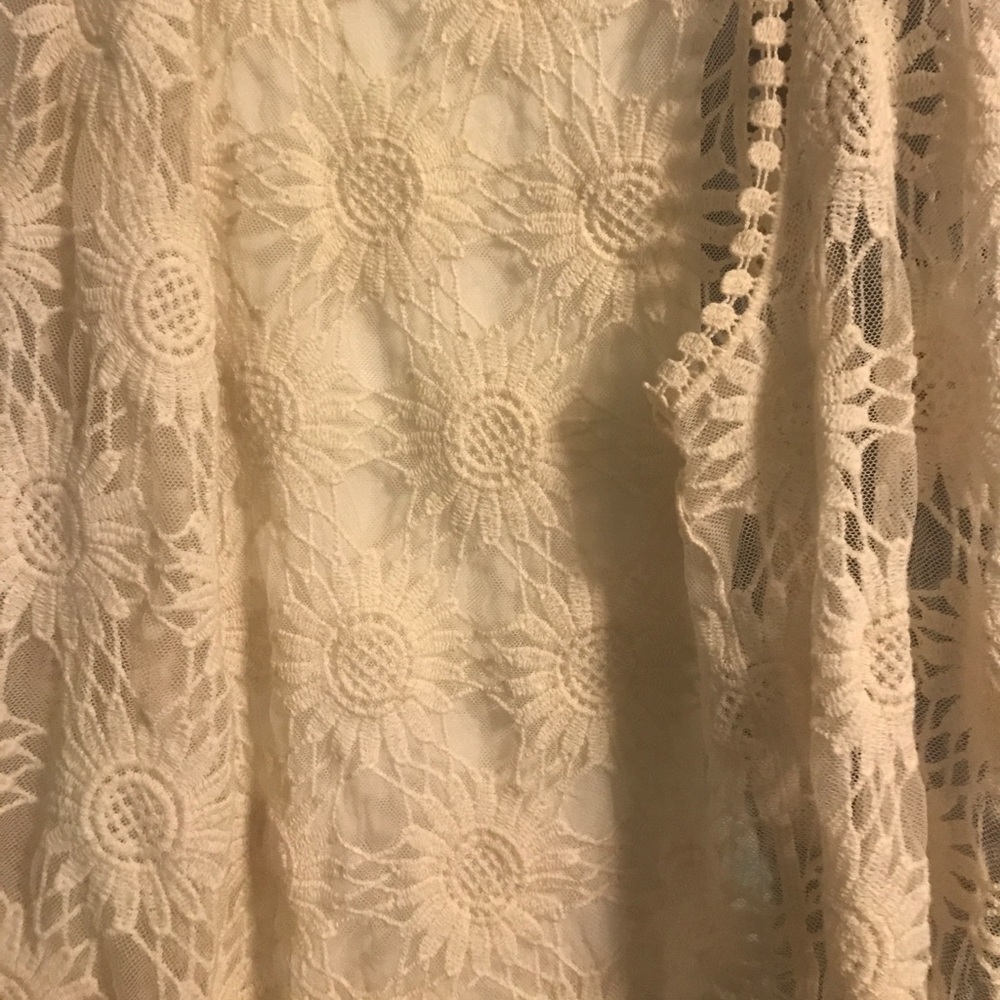Sunflower Lace Vest