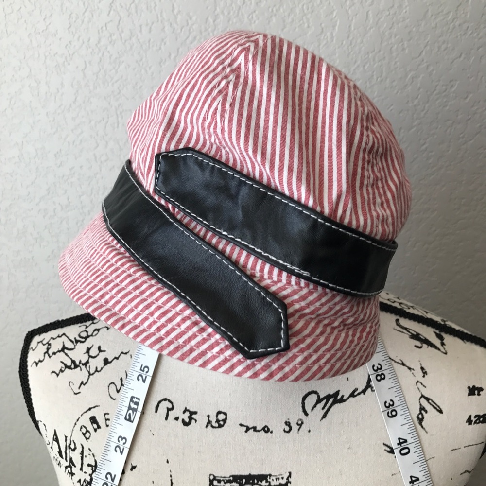 Cute striped bucket hat