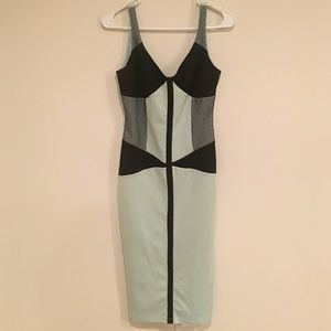 Sleek form fitting Kardashian dress