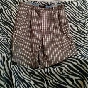 Vintage tommy hilfiger plaid golf shorts