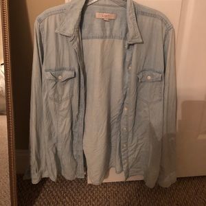 loft chambray shirt loft chambray shirt