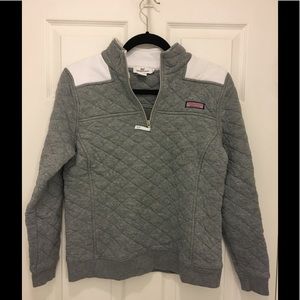Gray Vineyard Vines Quilted Shep Shirt