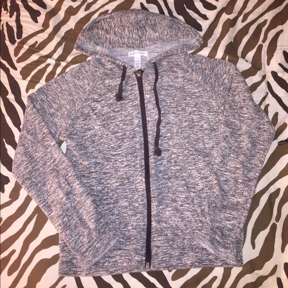 TWO-TONED HOODED JACKET (SMALL) - Picture 1 of 5