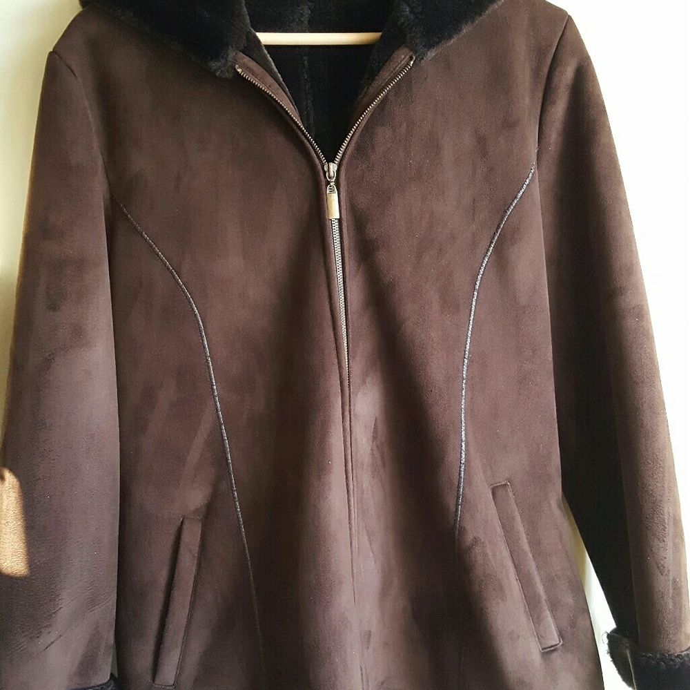 Marvin Richards Ladies Suede Coat Jacket