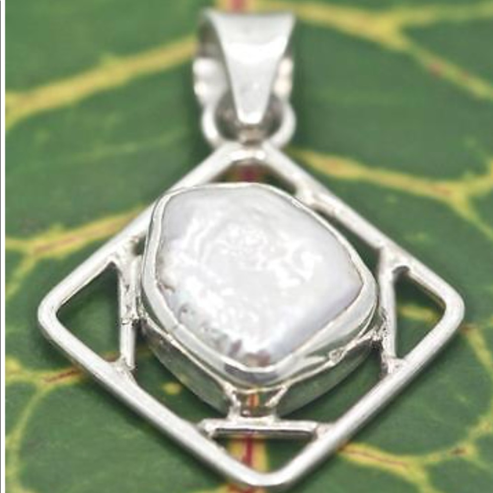 .925 SS MABE PEARL PENDANT