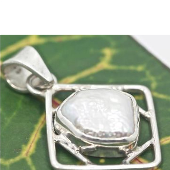 .925 SS MABE PEARL PENDANT - Picture 2 of 3