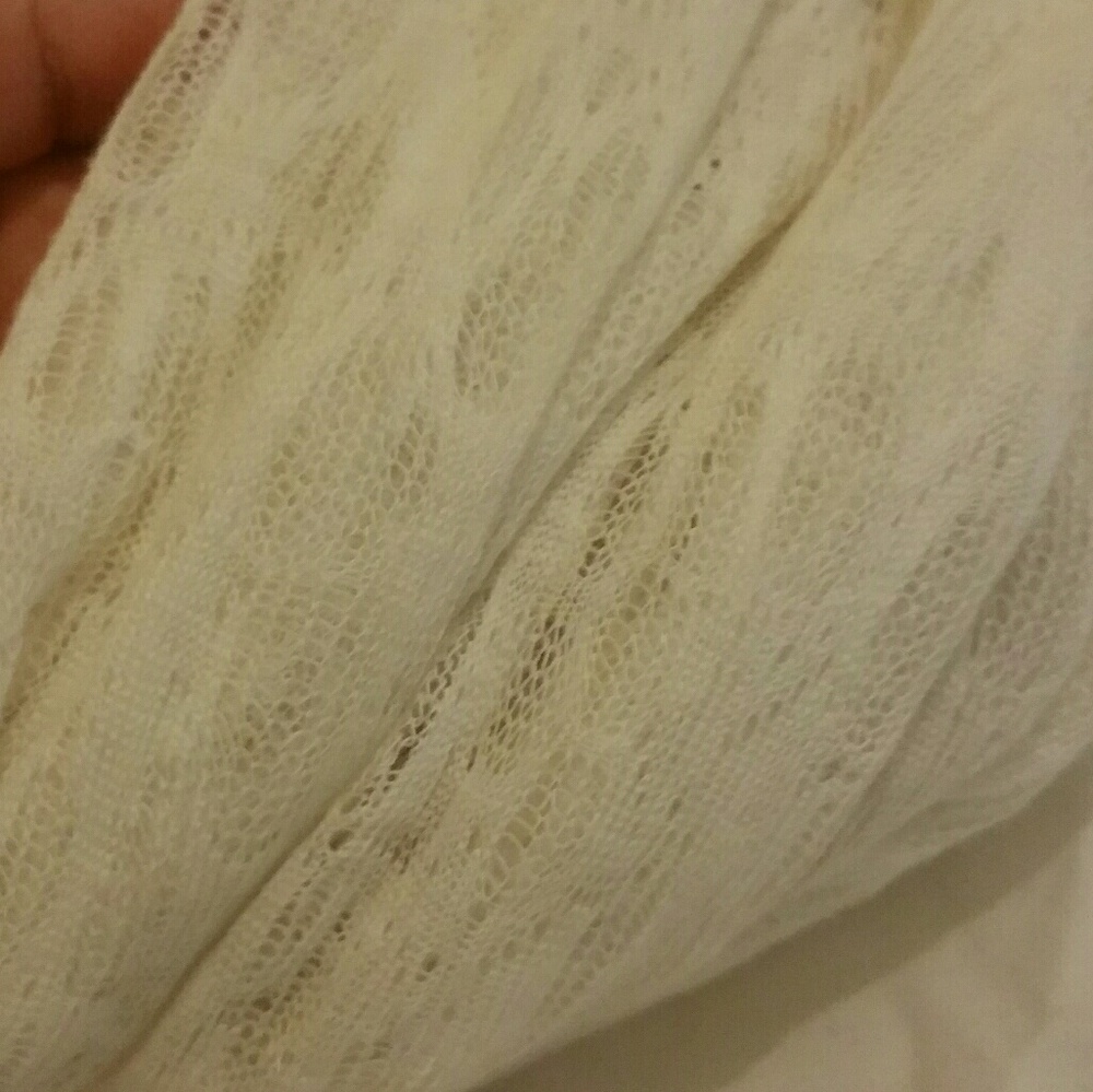 Cream Infinity Scarf - Picture 2 of 3