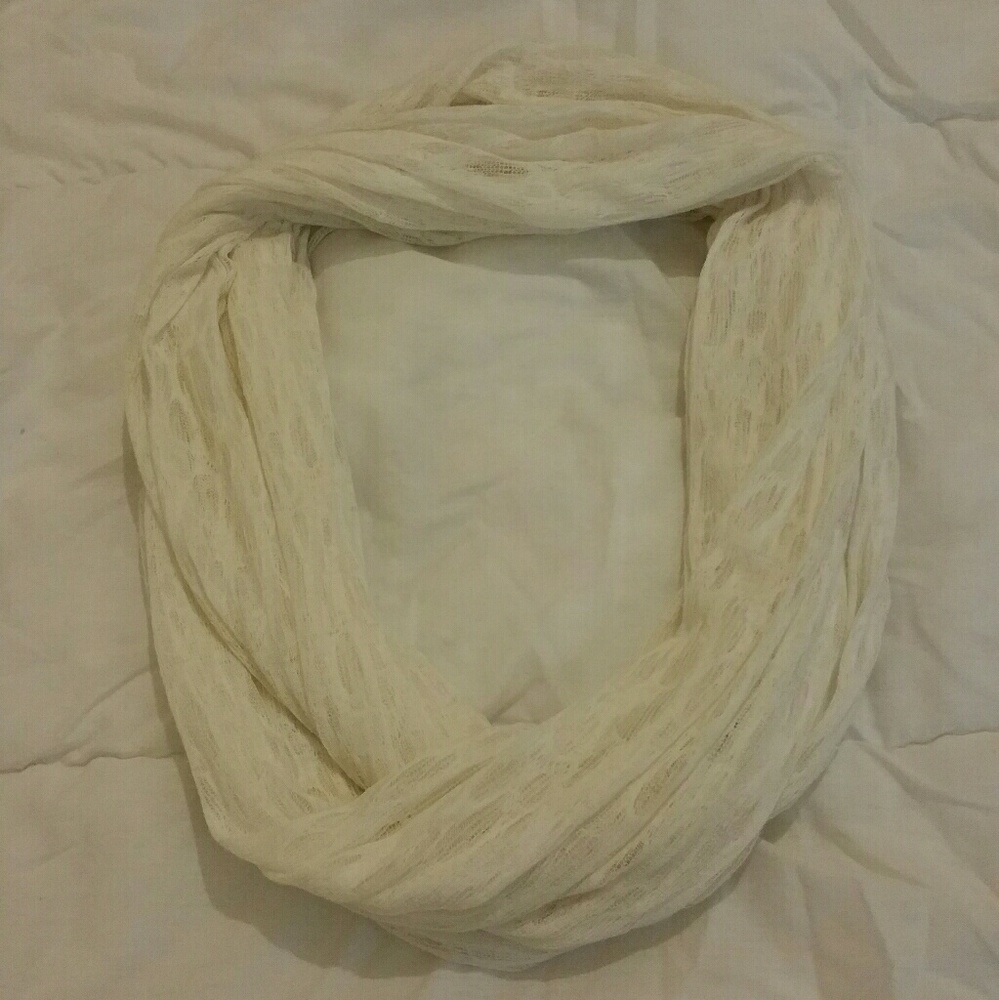 Cream Infinity Scarf - Picture 3 of 3