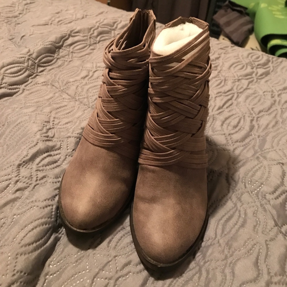 Fergie Grey Booties.