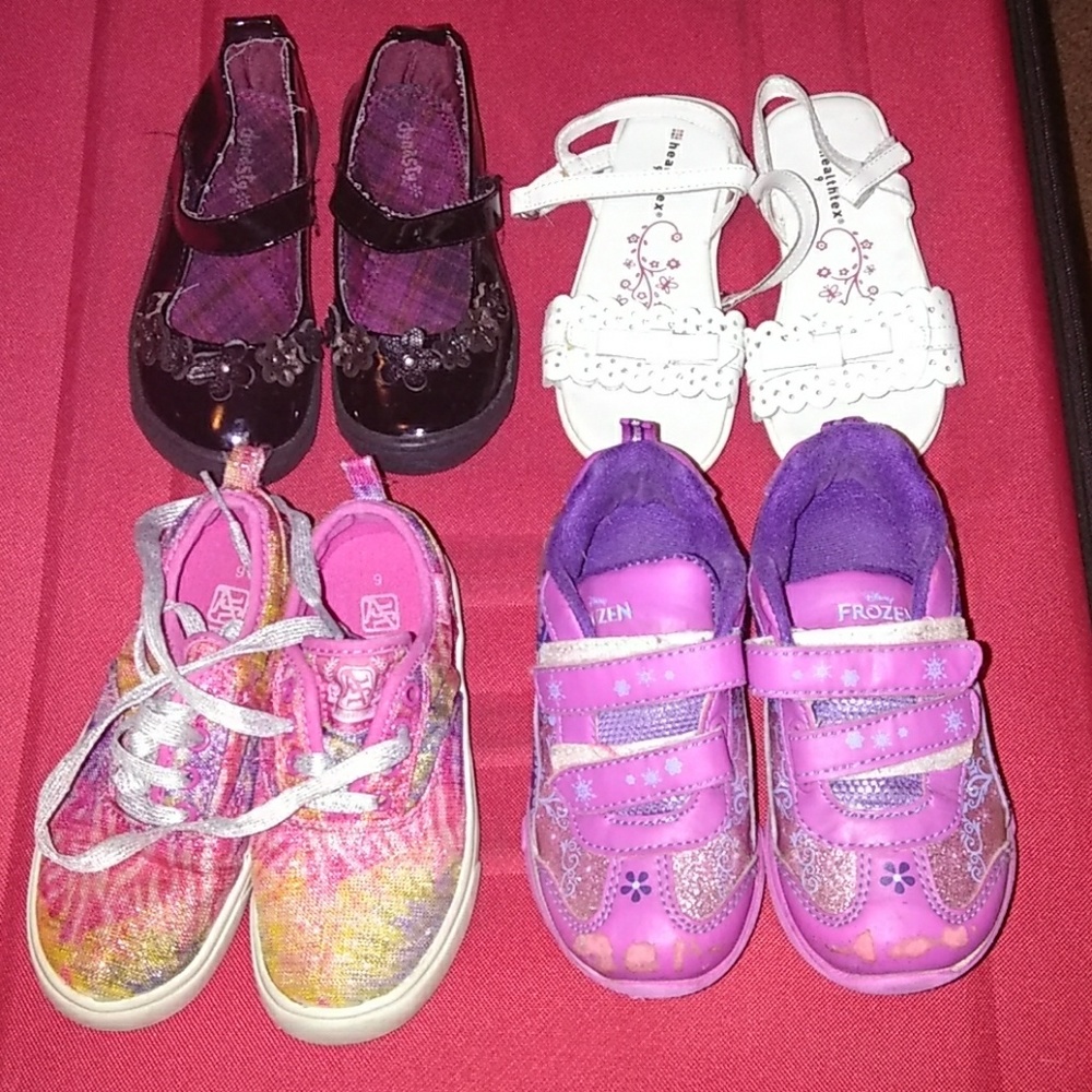 Girls Shoes 4 pcs