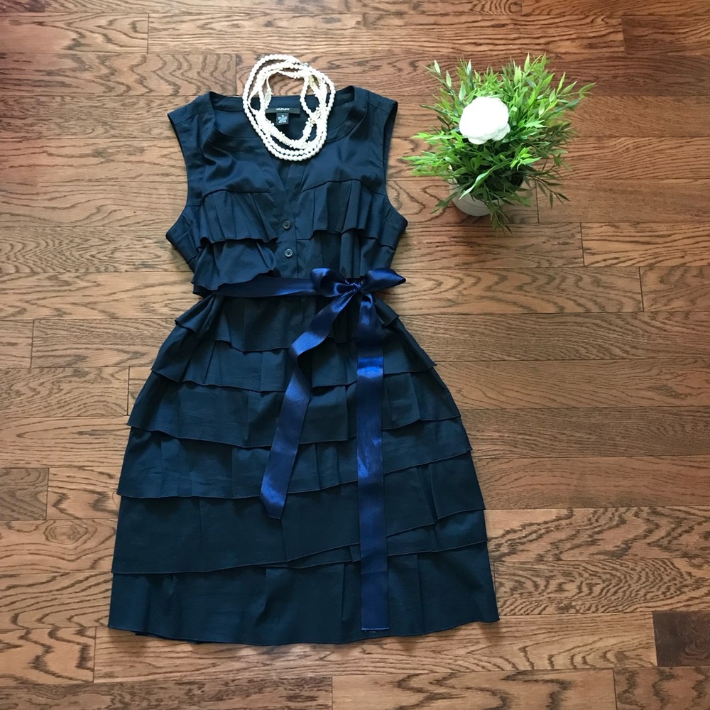 DR40 Alfani Navy Dress