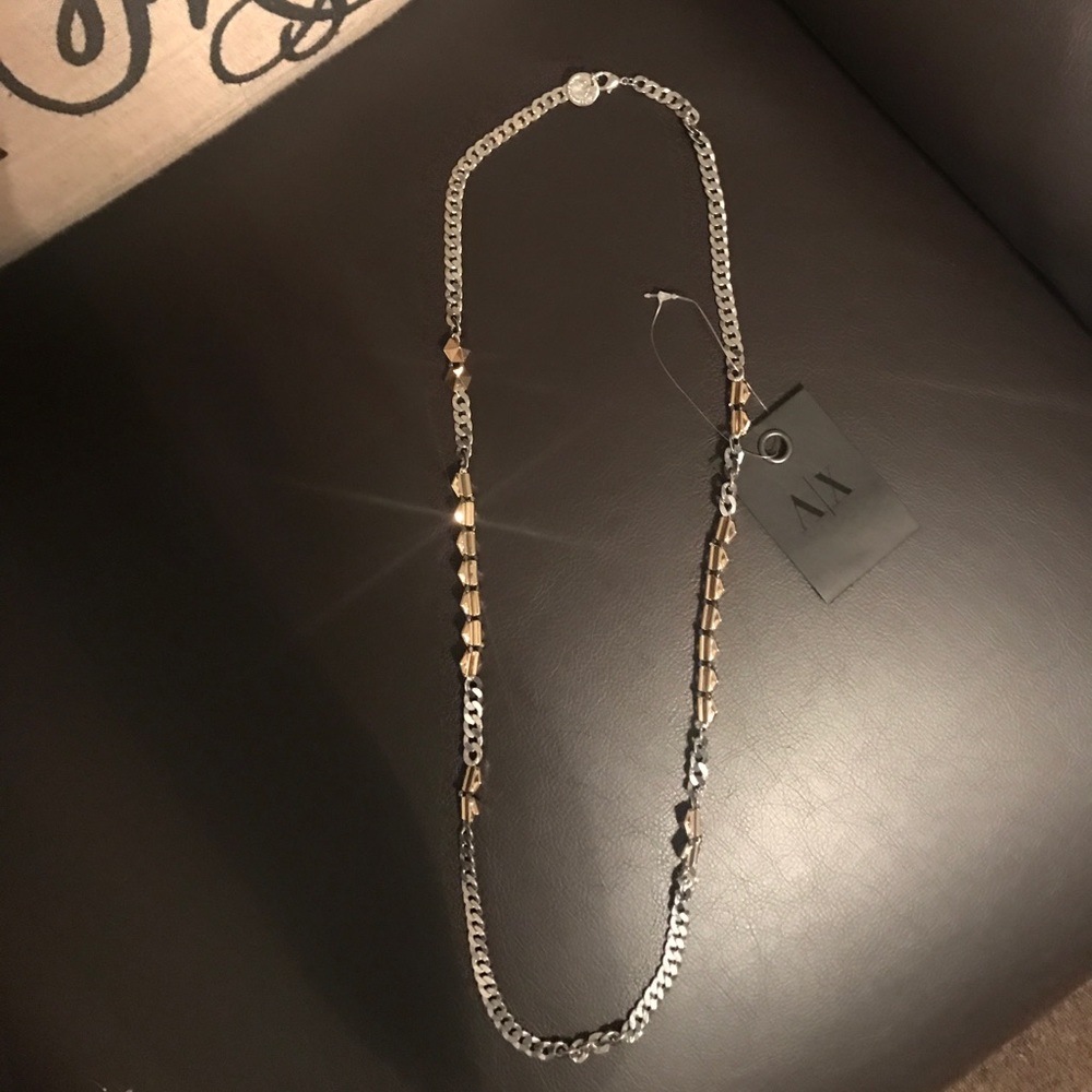 Armani exchange long  necklace