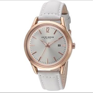 Akribos Women’s rose gold toned watch