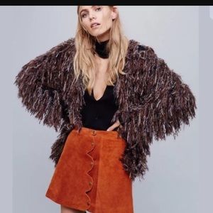 Free people shaggy jacket