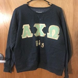 Alpha Chi Omega Big Crew Neck