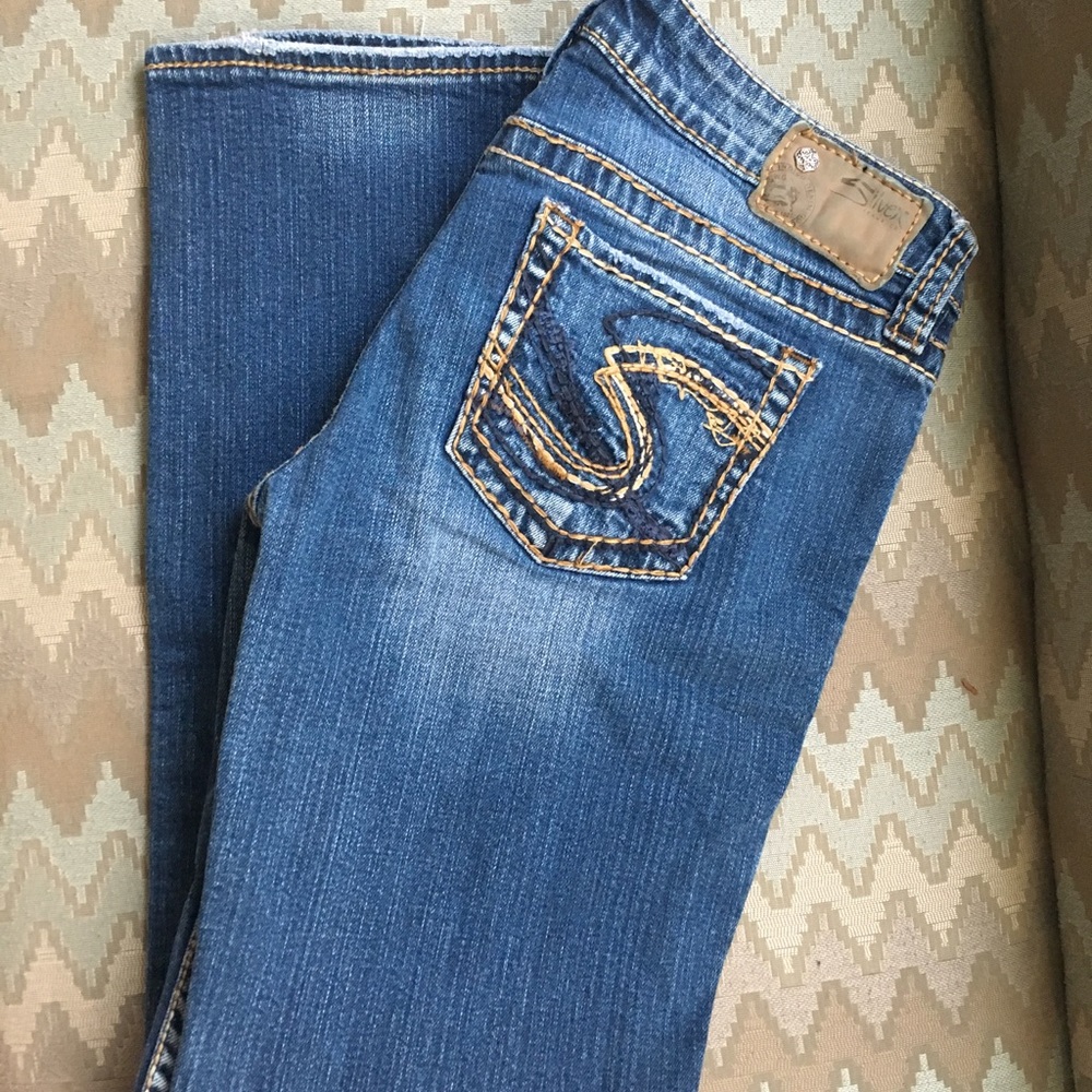 Silver jeans