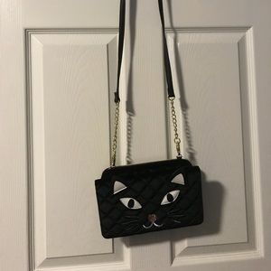 NWT Betsey Johnson Cat Face Bag